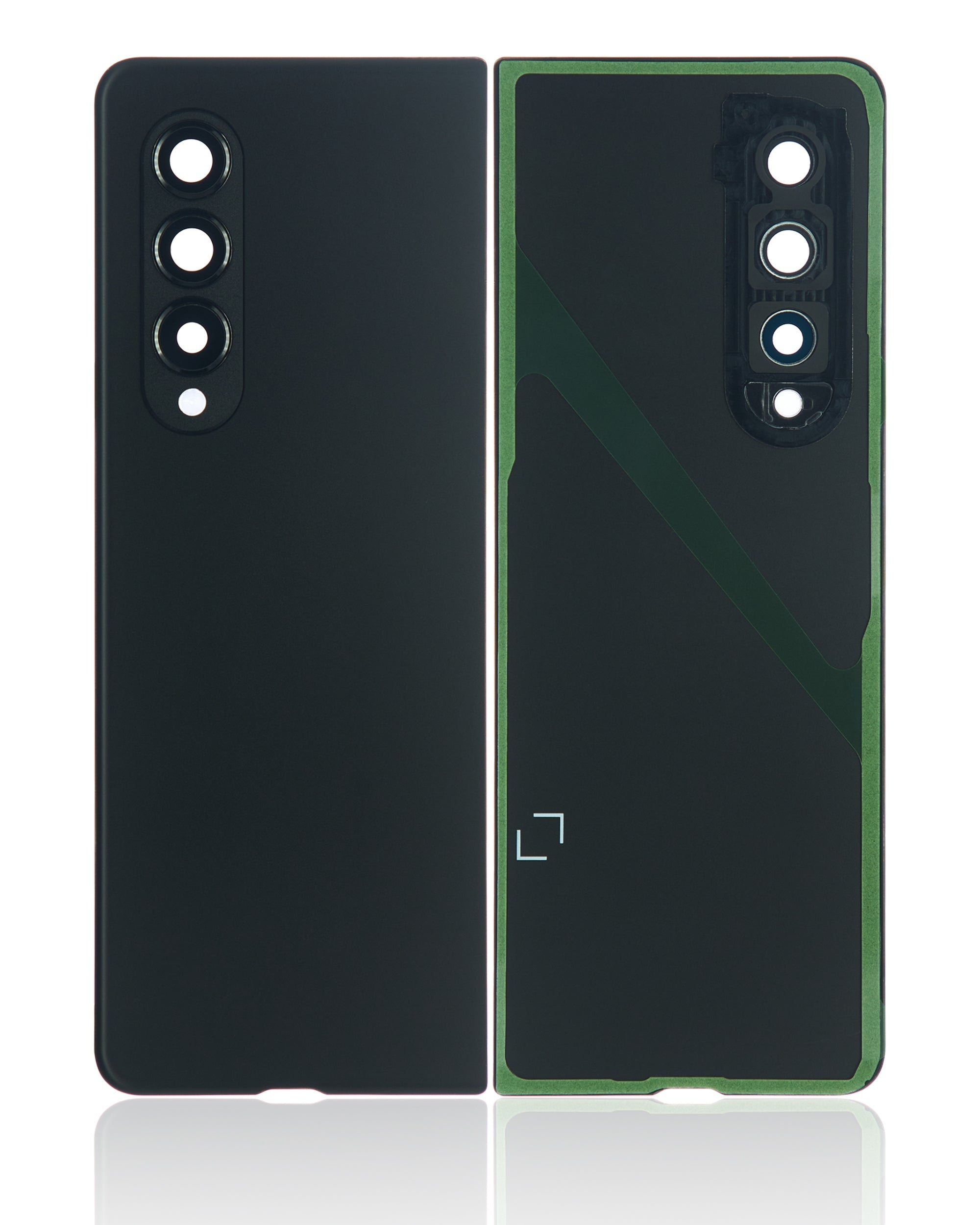 Back Glass Panel for Samsung Galaxy Z Fold 3 5G Black with Camera Lens - EGFix Back Glass Panel for Samsung Galaxy Z Fold 3 5G Black with Camera Lens - EGFix